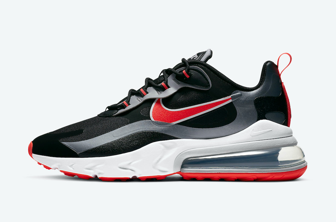 Air Max 270 React  Black Bright Crimson  CT1646-001