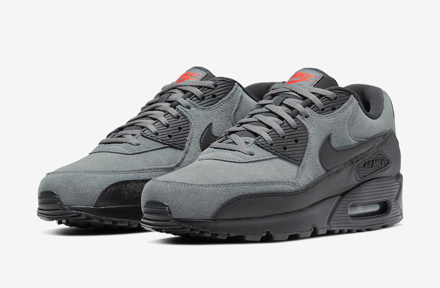 Air Max 90  Grey Suede  AJ1285-025