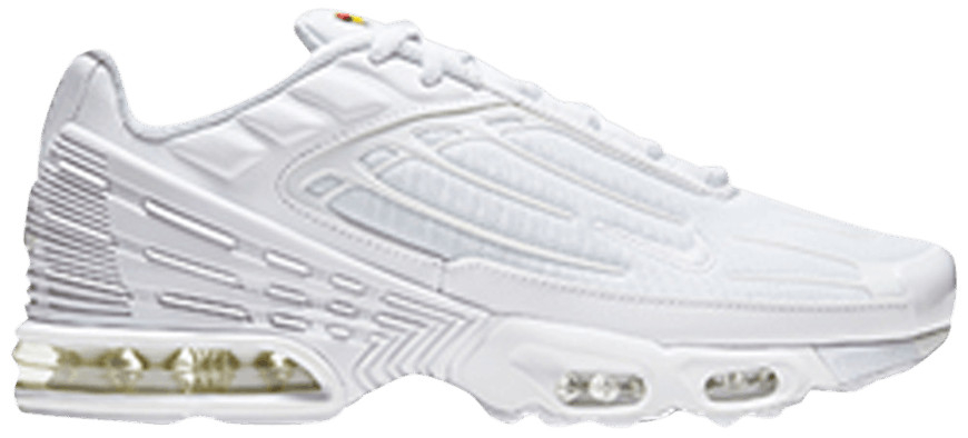 Air Max Plus 3  Triple White  CW1417-100