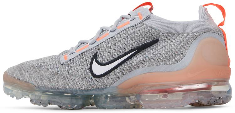 Air VaporMax 2021 Flyknit  Grey Fog Bright Mango  DH4084-002