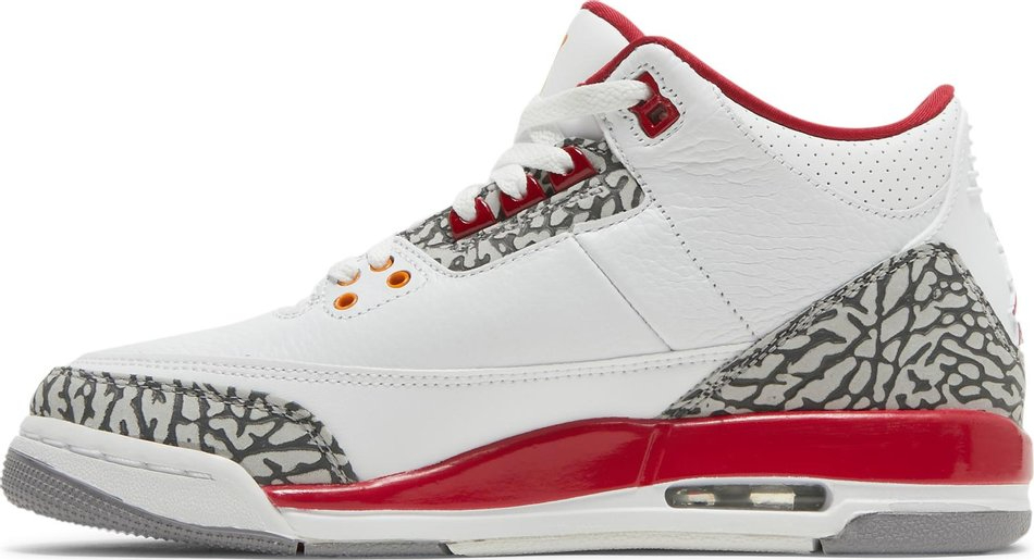 Air Jordan 3 Retro GS  Cardinal Red  398614-126