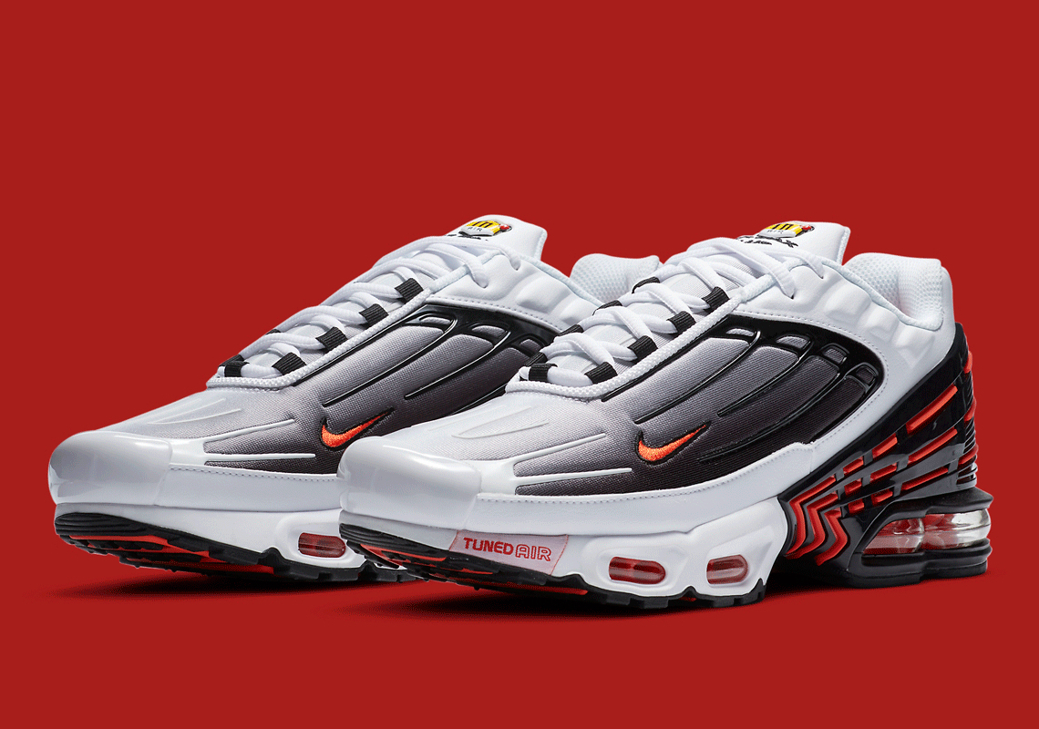 Air Max Plus 3  White Black Team Orange  CK6715-101