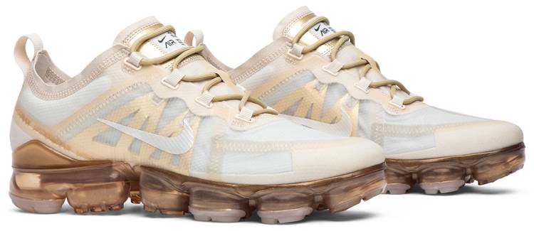 Wmns Air VaporMax 2019  White Gold  AR6632-101
