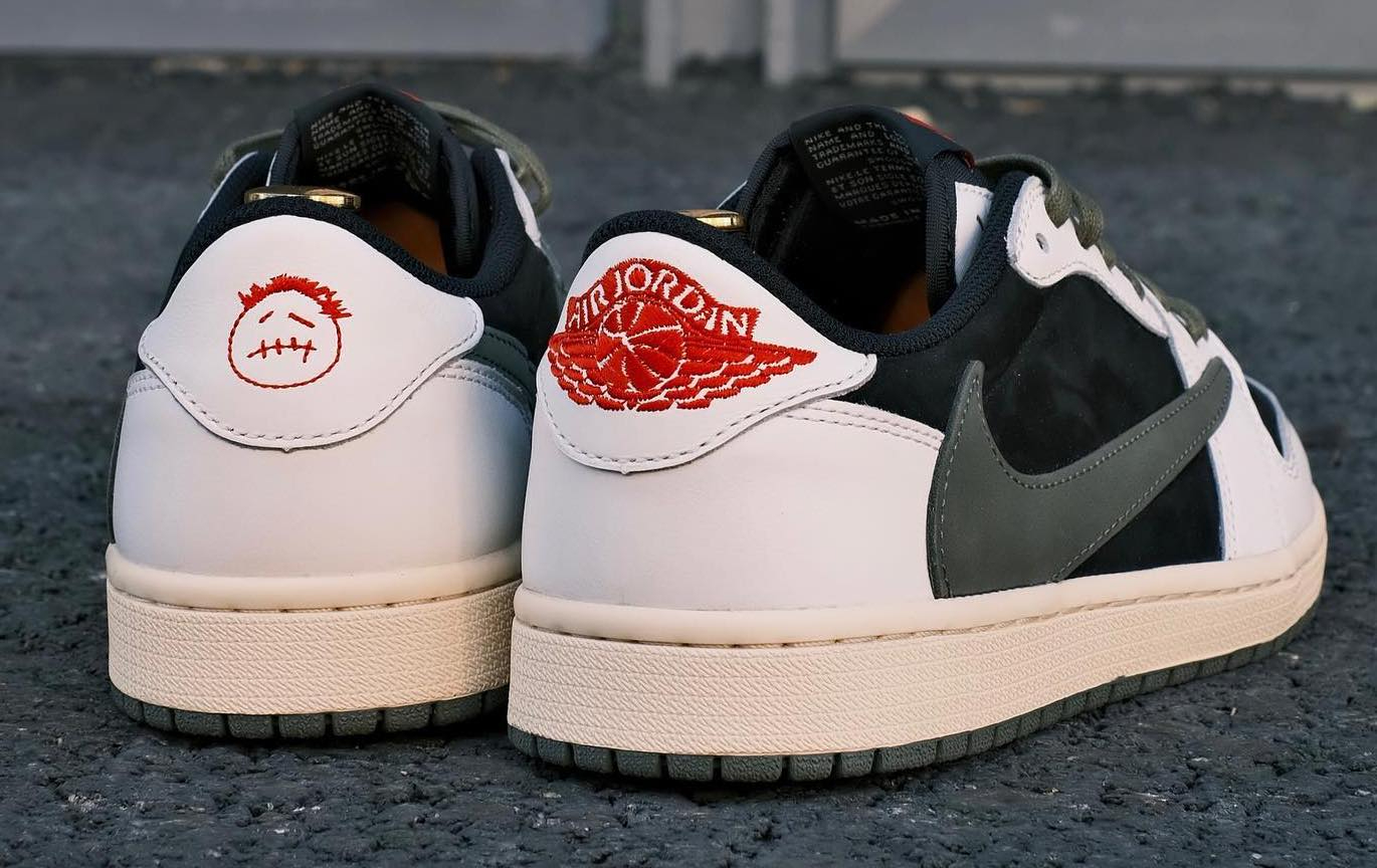 Travis Scott x Wmns Air Jordan 1 Low OG  Olive  DZ4137-106