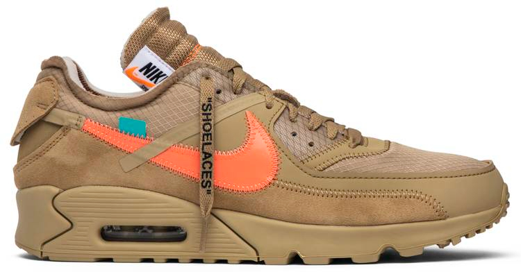 Off-White x Air Max 90  Desert Ore  AA7293-200