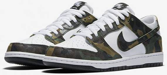 Zoom Dunk Low Pro SB  Camo  854866-331