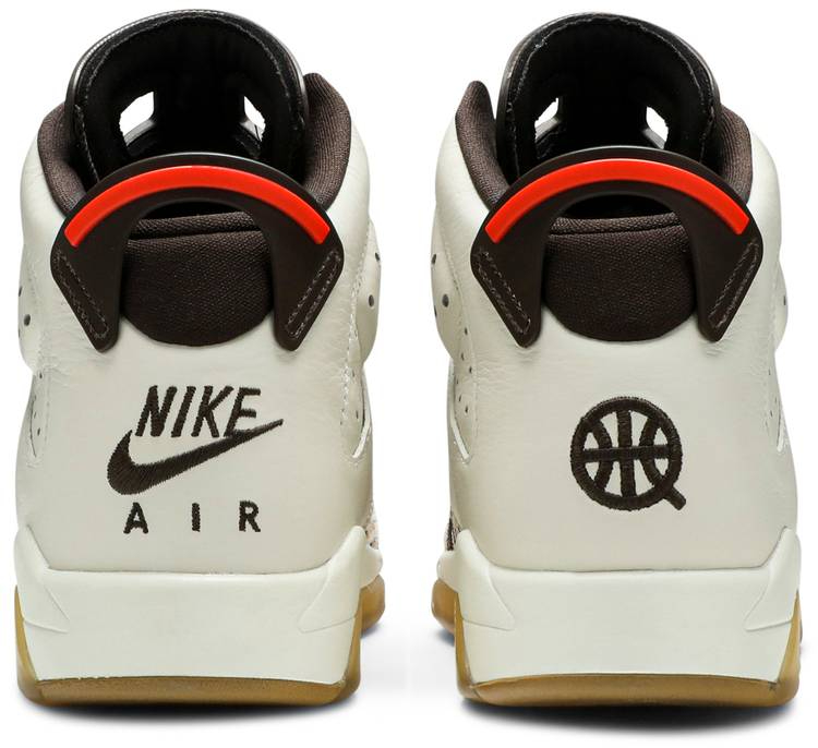 Air Jordan 6 Retro  Quai 54   Sail Gum  CZ6506-100