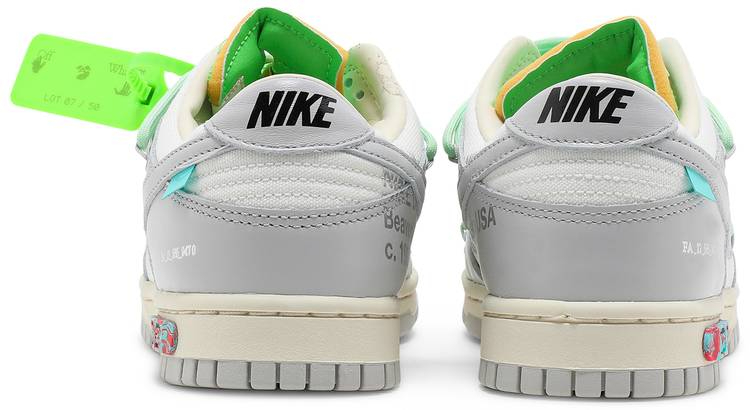 Off-White x Dunk Low  Lot 07 of 50  DM1602-108