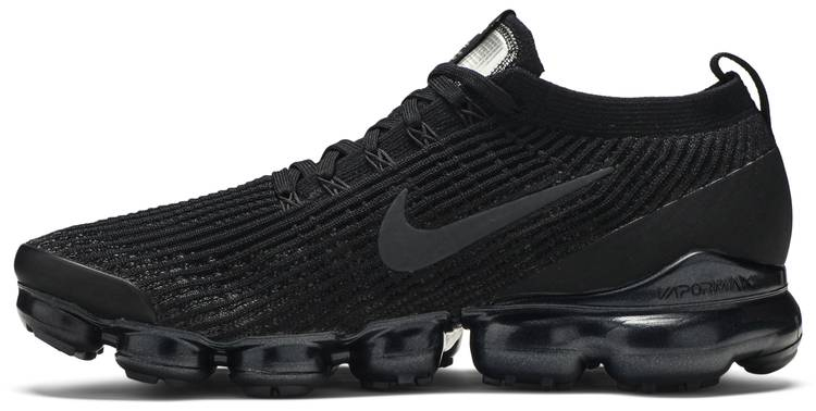 Air VaporMax Flyknit 3  Triple Black  AJ6900-004