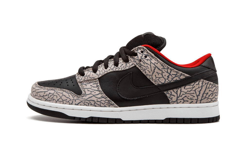 Svp*me x Dunk Low Pro SB  Black Cement  304292-131