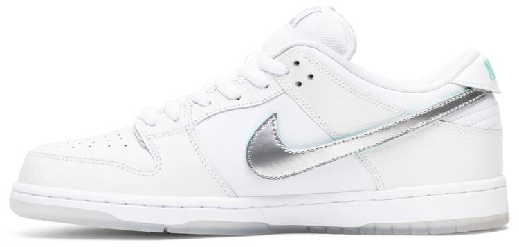 D1am0nd S*pply Co. x Dunk Low Pro SB  White D1am0nd  BV1310-100