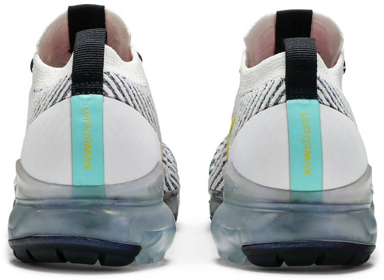 Air VaporMax Flyknit 3  White Dynamic Yellow  AJ6900-103