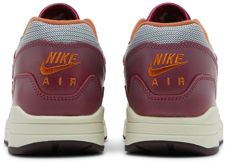 Patta x Air Max 1  Rush Maroon  DO9549-001
