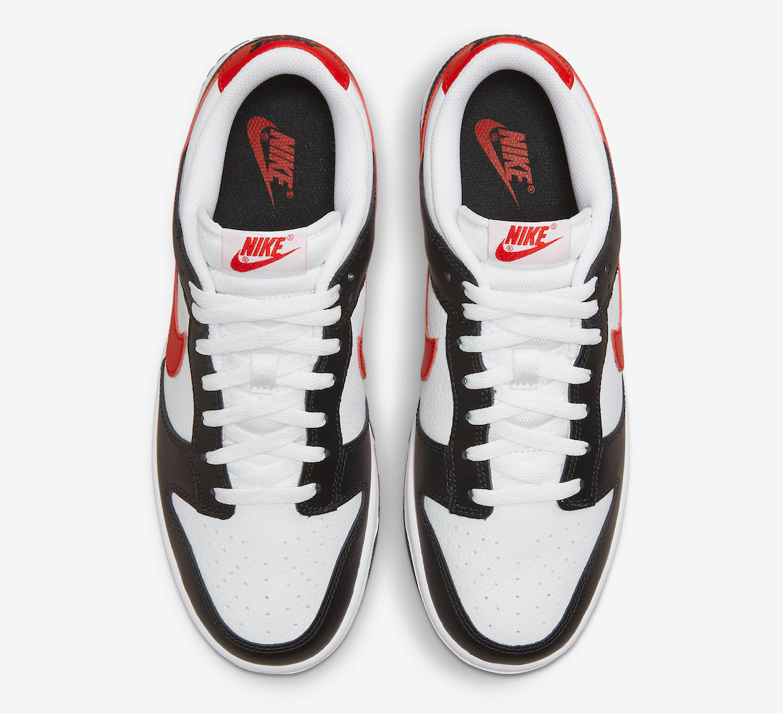 Dunk Low  Black White Red  FB3354-001