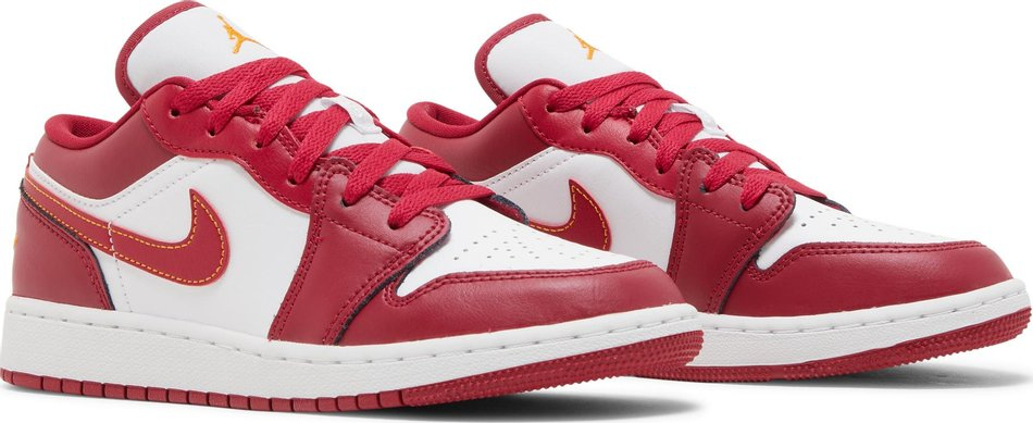 Air Jordan 1 Low GS  Cardinal  553560-607