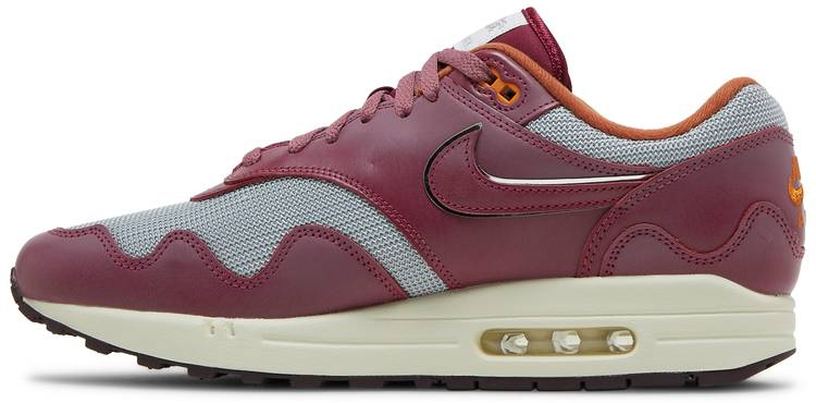 Patta x Air Max 1  Rush Maroon  DO9549-001