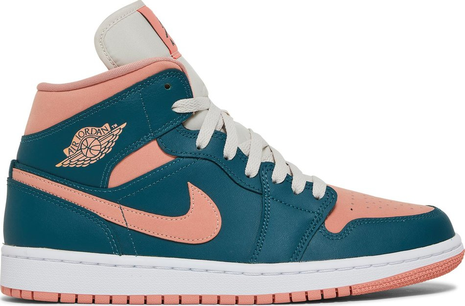 Wmns Air Jordan 1 Mid  Dark Teal Green  BQ6472-308