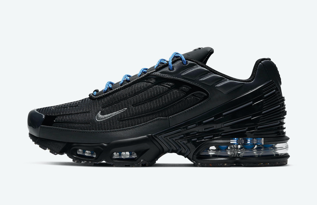 Air Max Plus 3  Black Light Photo Blue  DH3984-001