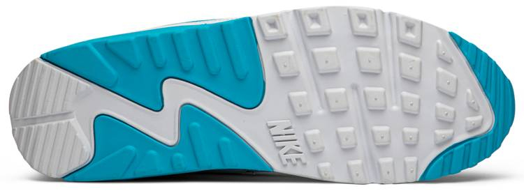 Undefeated x Air Max 90  White Blue Fury  CJ7197-102