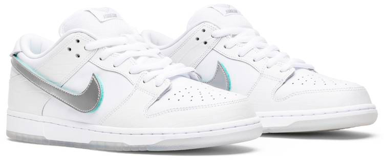 D1am0nd S*pply Co. x Dunk Low Pro SB  White D1am0nd  BV1310-100