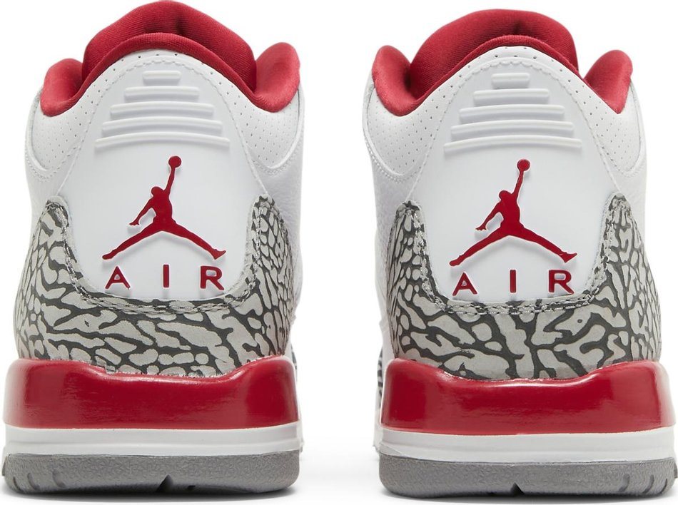 Air Jordan 3 Retro GS  Cardinal Red  398614-126