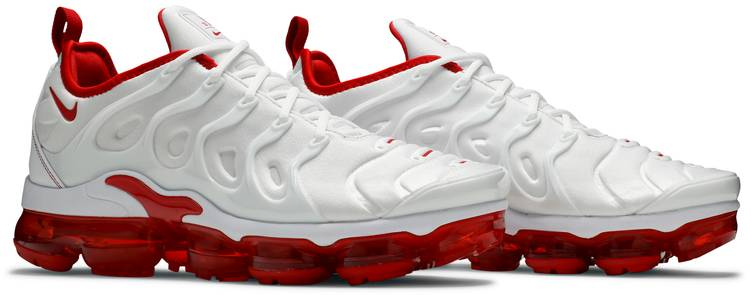 Air VaporMax Plus  White University Red  DH0279-100