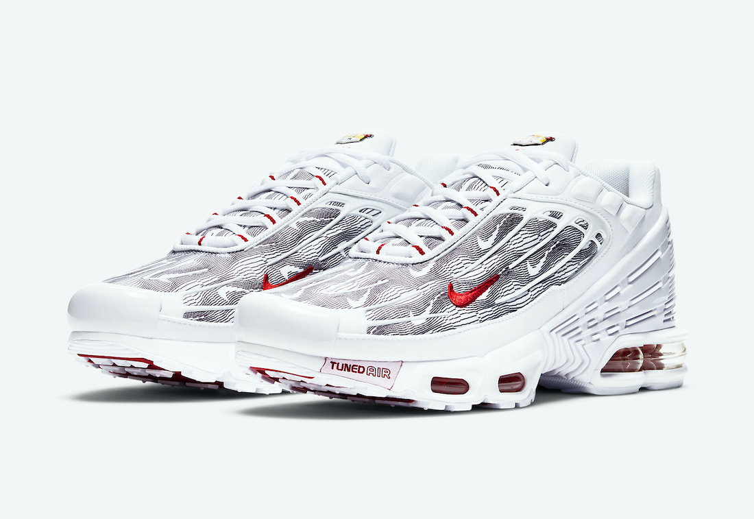Air Max Plus 3  Topography Pack-White  DH4107-100