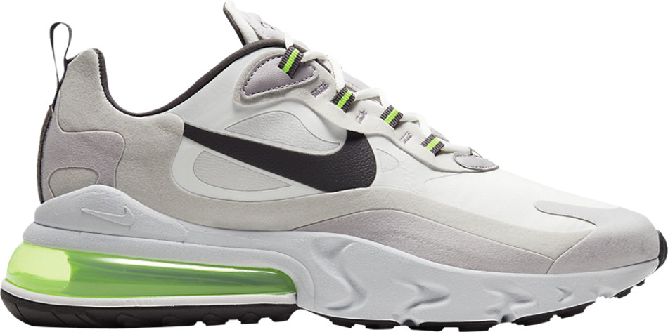 Air Max 270 React  White Grey Electric Green  CI3866-100