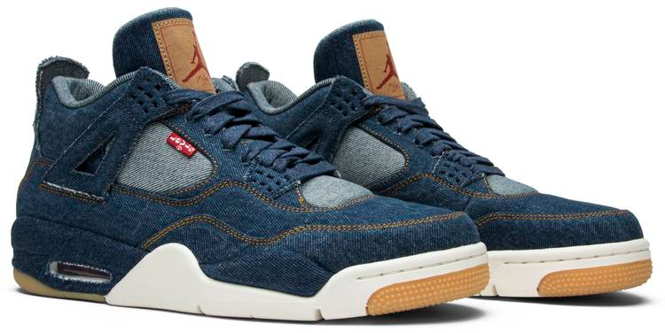 Levi s x Air Jordan 4 Retro  Denim  AO2571-401 Replicas