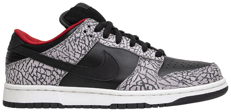 Svp*me x Dunk Low Pro SB  Black Cement  304292-131