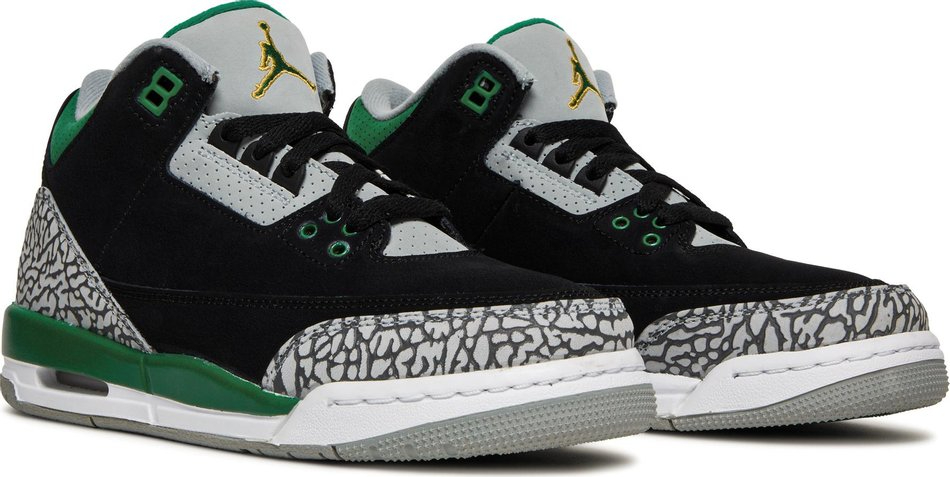 Air Jordan 3 Retro GS  Pine Green  398614-030