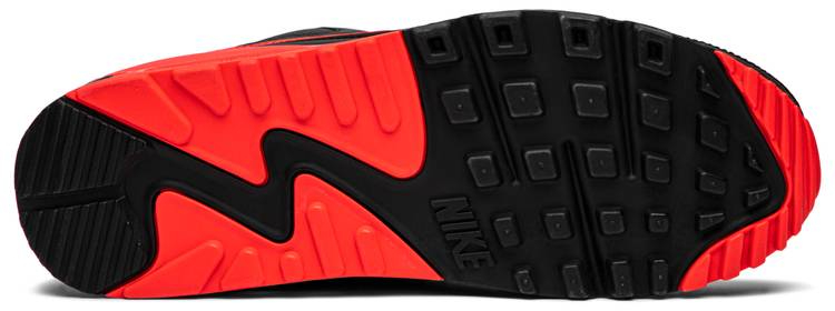 Undefeated x Air Max 90  Black Solar Red  CJ7197-003