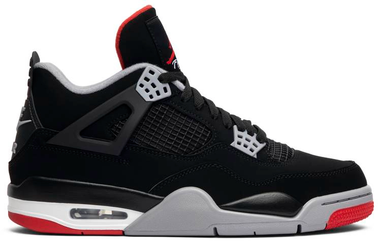 Air Jordan 4 Retro OG  Bred  2019 308497-060 Reps