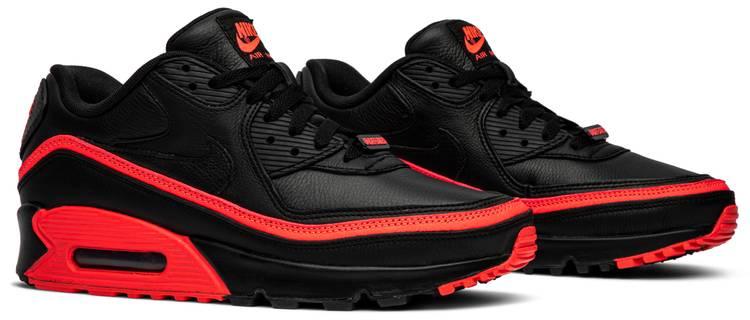 Undefeated x Air Max 90  Black Solar Red  CJ7197-003