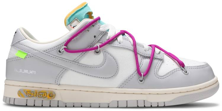 Off-White x Dunk Low  Lot 21 of 50  DM1602-100