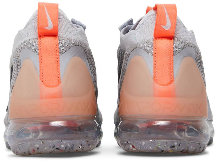 Air VaporMax 2021 Flyknit  Grey Fog Bright Mango  DH4084-002