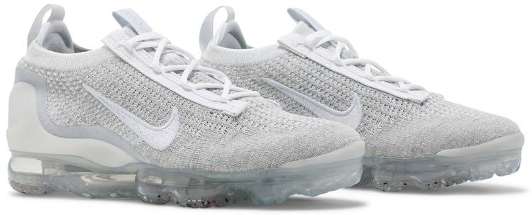 Wmns Air VaporMax 2021 Flyknit  White Pure Platinum  DC4112-100