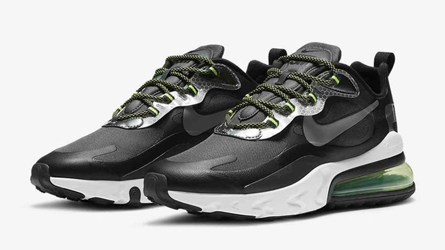 3M x Air Max 270 React SE  Black Reflective Silver  CT1647-001