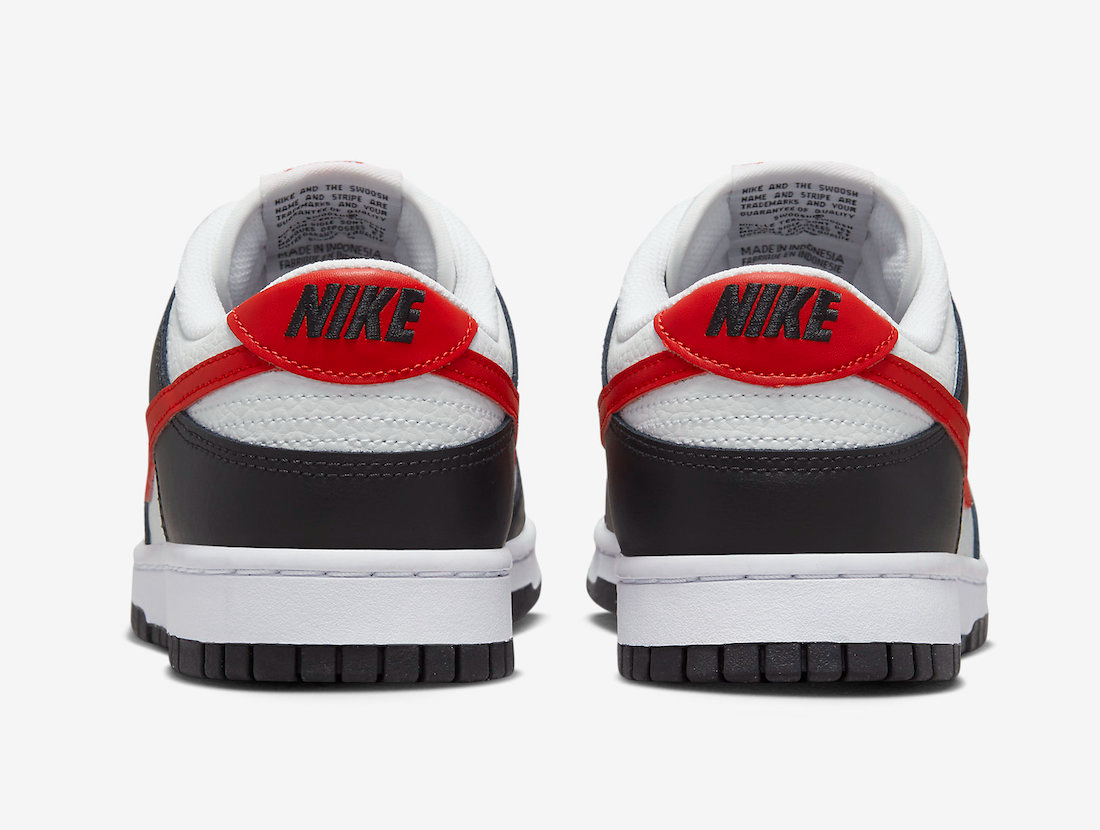 Dunk Low  Black White Red  FB3354-001