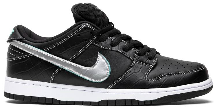 D1am0nd S*pply Co. x Dunk Low Pro SB  Black D1am0nd  BV1310-001