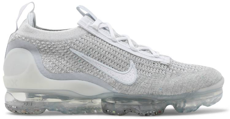 Wmns Air VaporMax 2021 Flyknit  White Pure Platinum  DC4112-100
