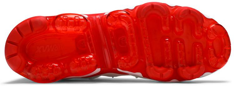 Air VaporMax Plus  White University Red  DH0279-100