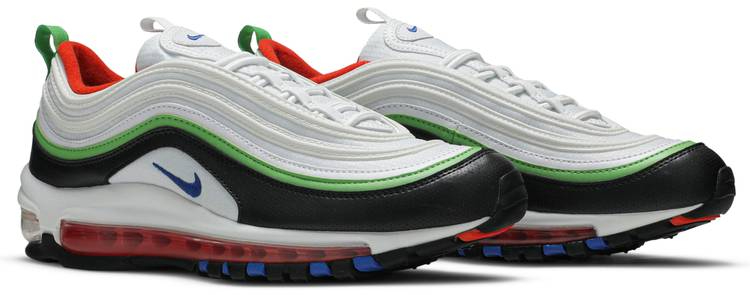 Air Max 97 GS  White Royal Green Nebula  921522-105