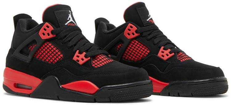 Air Jordan 4 Retro GS  Red Thunder  408452-016 Replicas