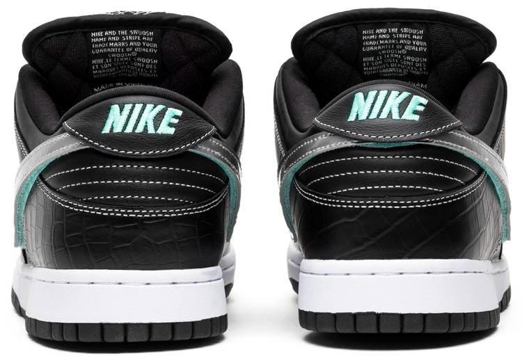 D1am0nd S*pply Co. x Dunk Low Pro SB  Black D1am0nd  BV1310-001