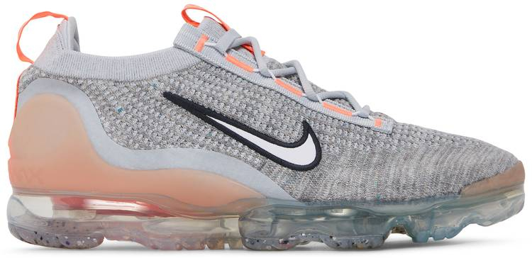 Air VaporMax 2021 Flyknit  Grey Fog Bright Mango  DH4084-002