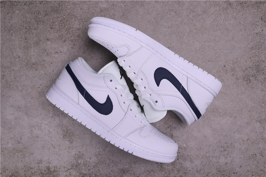 Air Jordan 1 Low  White Obsidian  553558-114