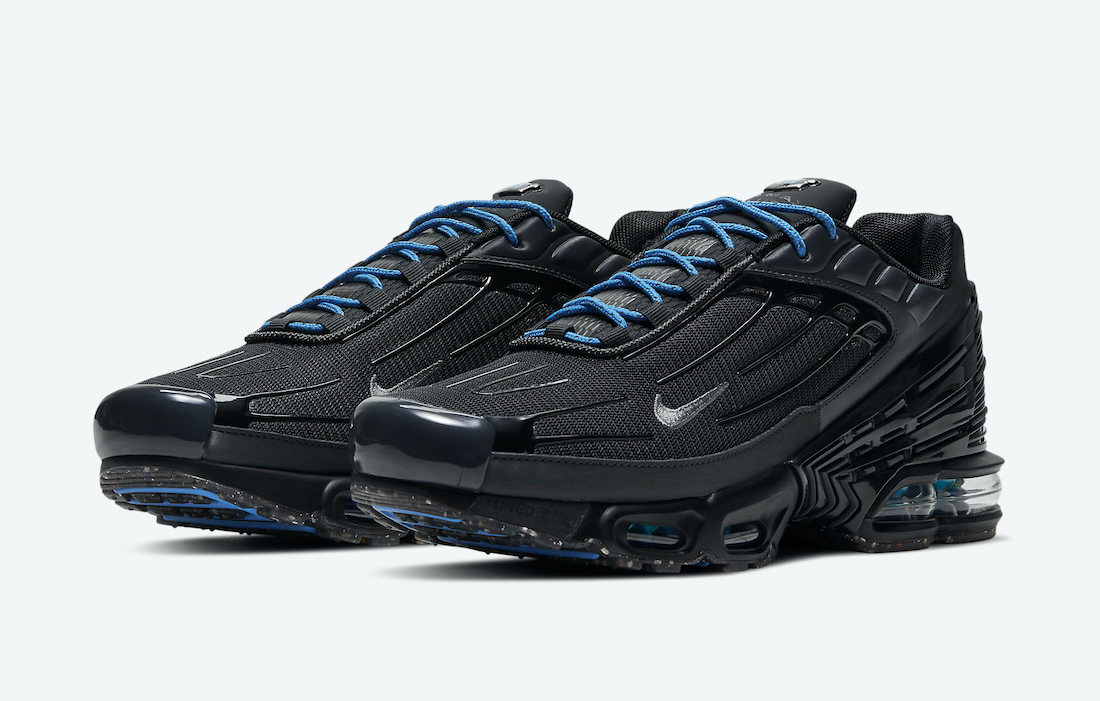Air Max Plus 3  Black Light Photo Blue  DH3984-001
