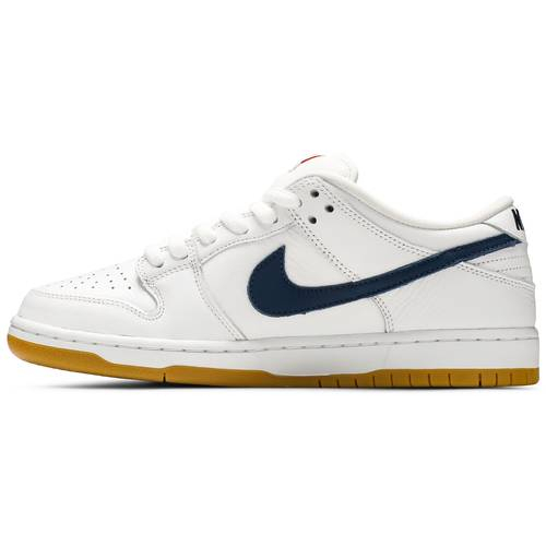 Dunk Low Pro ISO SB  Orange Label   White Navy  CZ2249-100
