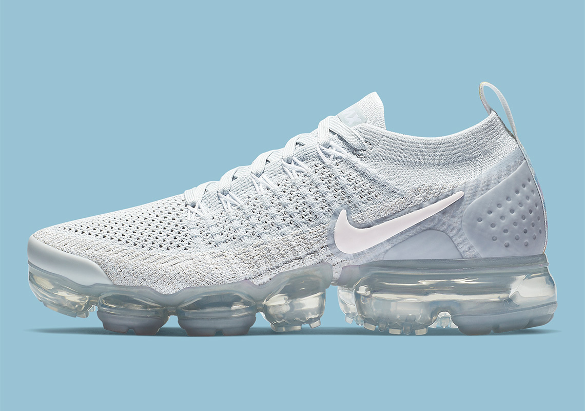 Air VaporMax Flyknit 2  Pure Platinum  942842-100